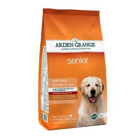 Arden Grange Dog Senior s čerstvým kuracím mäsom a ryžou 2kg
