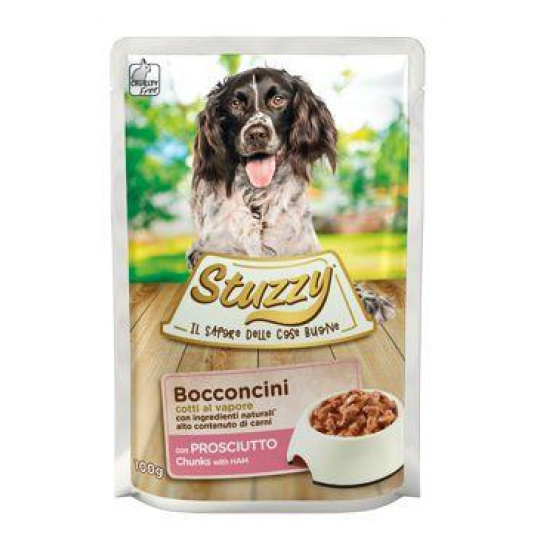 Stuzzy Dog kapsička Adult kúsky šunky 100g Stuzzy Dog kapsička Adult kúsky šunky 100g