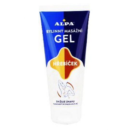 Alpa bylinný masážny gél s klinčekom 100ml