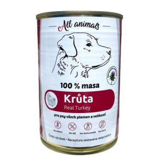 All Animals DOG Krůtí mleté 400g