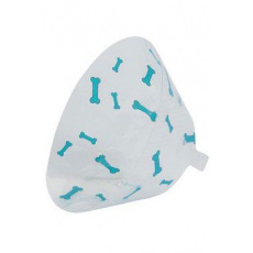 Ochranný golier BUSTER plastový Bone tyrkysový 7,5cm