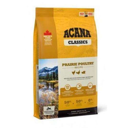 ACANA Recipe Prairie Polutry 9,7 kg Recept ACANA Recipe Prairie Polutry 9,7 kg Recept