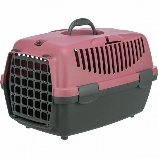 Transportný box CAPRI I, XS: 32x31x48cm (max. 6kg), tmavosivá/staroružová