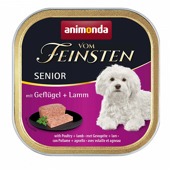 ANIMONDA paštéta SENIOR - hydinová, jahňacia pre psy 150g ANIMONDA paštéta SENIOR - hydinová, jahňacia pre psy 150g