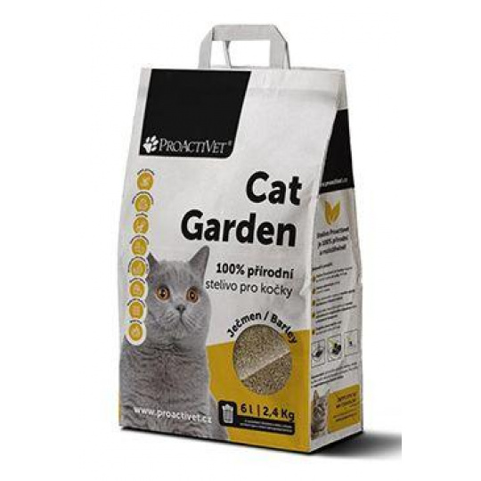 Podestýlka Proactivet Cat Garden Ječmen 6l Podestýlka Proactivet Cat Garden Ječmen 6l