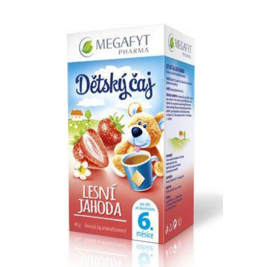 Čaj Megafyt Detský lesná jahoda 20x2g