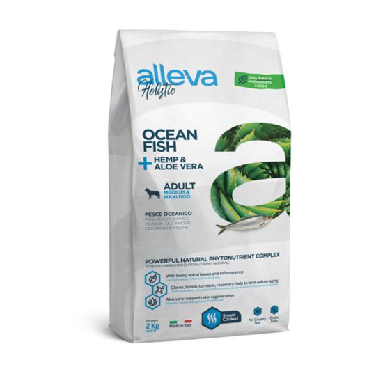 Alleva HOLISTIC dog adult medium & maxi ocean fish 2 kg