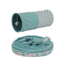 Hračka mačka ETHICAT LEAF tunel šuštivý catnip Zolux