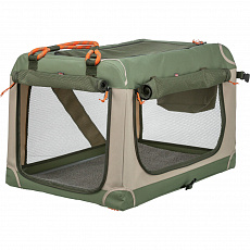 Transportná prepravka COMFY, L: 63.8 x 60.7 x 95.5 cm, olivová/béžová Transportná prepravka COMFY, L: 63.8 x 60.7 x 95.5 cm, olivová/béžová