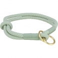Soft Rope okrúhly polostahovací obojok, šalvia/mäta