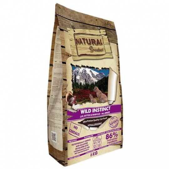 Natural Greatness Cat Wild Instinct Baby&Kitten /kuracie,morčacie/ 600 g