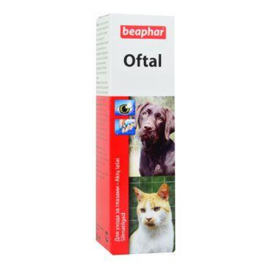 Beaphar očné kvapky Oftal pes, mačka 50ml
