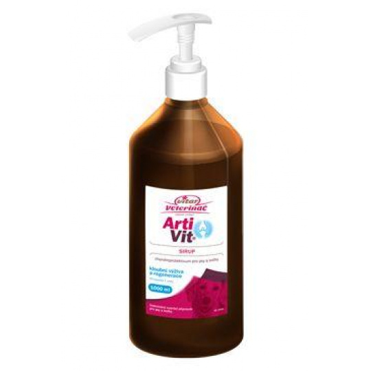 VITAR ArtiVit Sirup 1000ml s dávkovačem