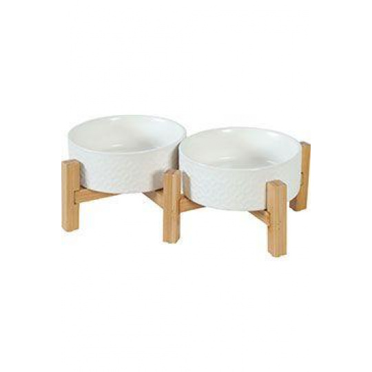 Miska keramická KERAMO DUO 600ml biela Zolux Miska keramická KERAMO DUO 600ml biela Zolux
