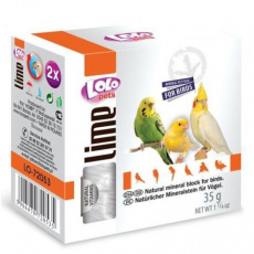 LOLOpets LIME prírodný minerálny kameň pre vtáky 35 g LOLOpets LIME prírodný minerálny kameň pre vtáky 35 g
