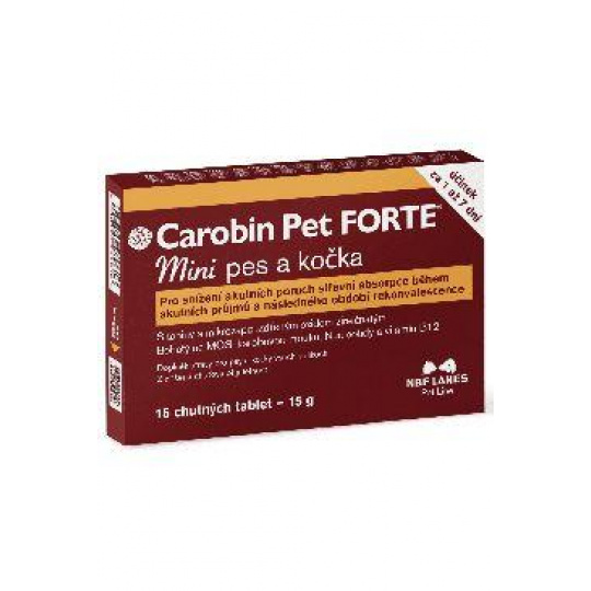 Carobin Pet Forte Mini pre psy a mačky 15tbl