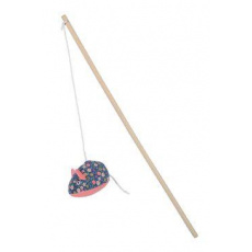 Hračka mačka udica ETHICAT FLORAL myš catnip Zolux