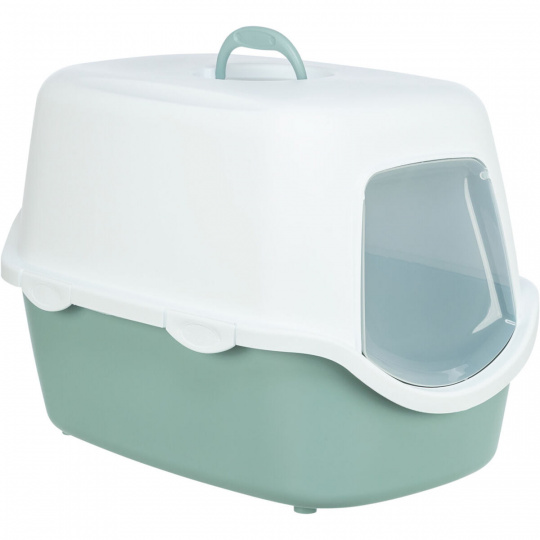 WC VICO kryté s dvierkami, bez filtra 40 x 40 x 56 cm, šalviová/biela WC VICO kryté s dvierkami, bez filtra 40 x 40 x 56 cm, šalviová/biela