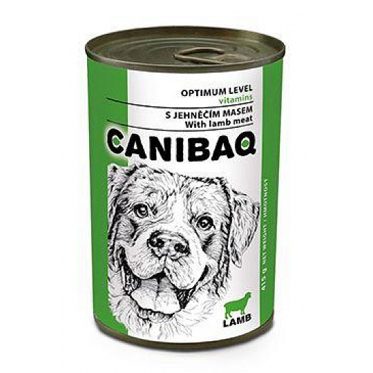 Canibaq dog konz. jehněčí 415g Canibaq dog konz. jehněčí 415g