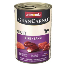 Animonda GRANCARNO® dog adult hovädzie a jahňacie bal. 6 x 400g konzerva