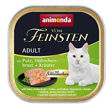 V.Feinsten CORE moriak, kuracie prsia + bylinky pre mačky 100g