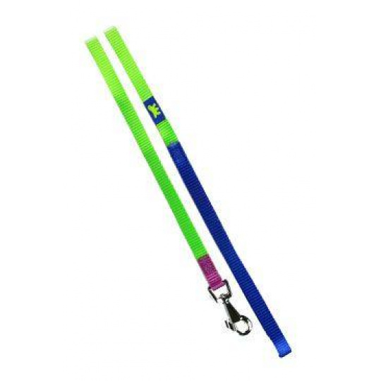 Vodítko nylon CLUB G 10mmx120cm zeleno-modré FP 1ks Vodítko nylon CLUB G 10mmx120cm zeleno-modré FP 1ks