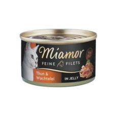 Miamor Cat Filet konzerva tuniak+prepelica. vajcia želé100g Miamor Cat Filet konzerva tuniak+prepelica. vajcia želé100g