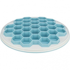 HIVE, tanier na pomalé kŕmenie, 30 cm, plast/TRP/TPE, sivá/modrá HIVE, tanier na pomalé kŕmenie, 30 cm, plast/TRP/TPE, sivá/modrá