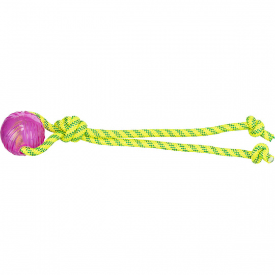 Aqua Toy lano s gumovou loptičkou, plávajúce, o 6 × 40 cm, polyester/TPR Aqua Toy lano s gumovou loptičkou, plávajúce, o 6 × 40 cm, polyester/TPR