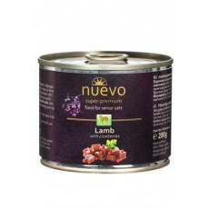 Nuevo mačka Senior Jahňacie s brusnicami konz. 200g Nuevo mačka Senior Jahňacie s brusnicami konz. 200g