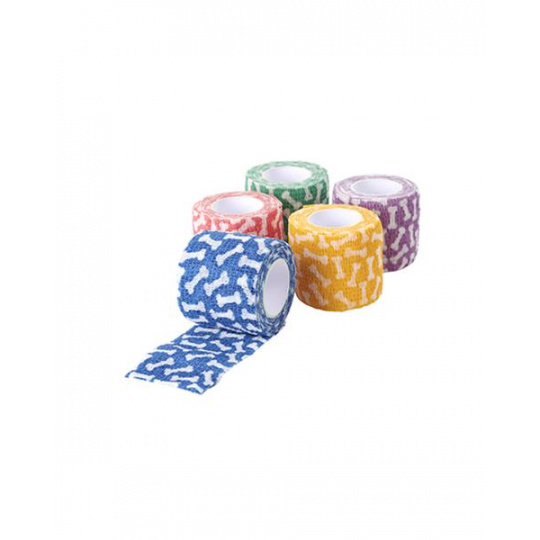 Bandáž KRUUSE Fun-Flex Bones 10 cm x 4,5 m, 10 ks Bandáž KRUUSE Fun-Flex Bones 10 cm x 4,5 m, 10 ks