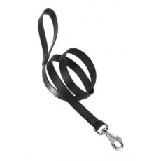 Vodítko kožené NATURAL G 120cmx15mm, čierne FP 1ks