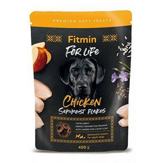 Fitmin FL dog poch. Semi-Moist Chicken Flakes 400g Fitmin FL dog poch. Semi-Moist Chicken Flakes 400g