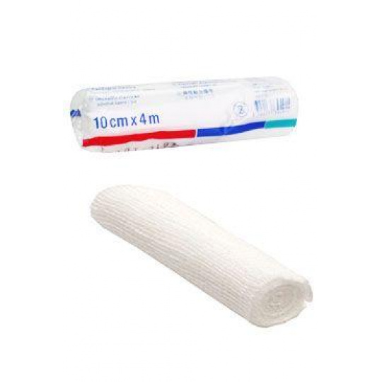 Elastická bandáž. CVET 10cmx4m 1ks