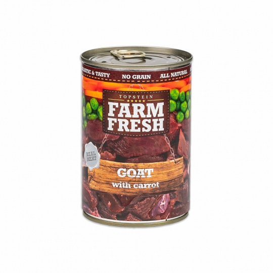 Farm Fresh Dog Goat with Carrot konzerva 400g