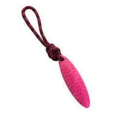 Hračka pes ZEPPELIN MINI pláv. z TPR ružová Kiwi