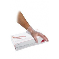 Rukavice hniezdo.vyš.KRUTEX Vinyl veľ.S/100ks bez púdru