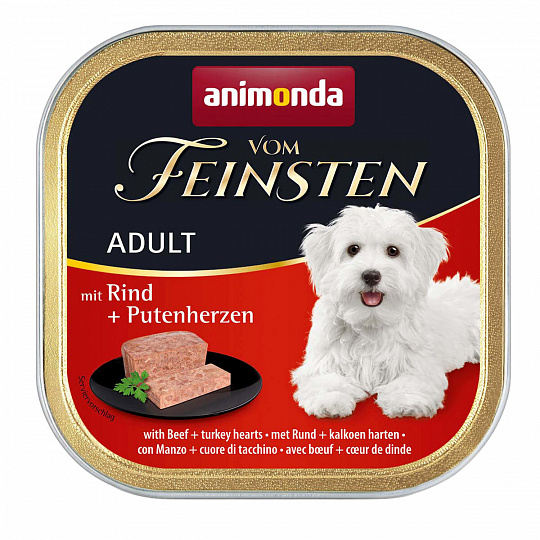 ANIMONDA paštéta ADULT - hovädzie, morčacie srdce pre psy 150g ANIMONDA paštéta ADULT - hovädzie, morčacie srdce pre psy 150g