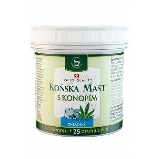 Konská masť s konopím chladivá 250ml Konská masť s konopím chladivá 250ml