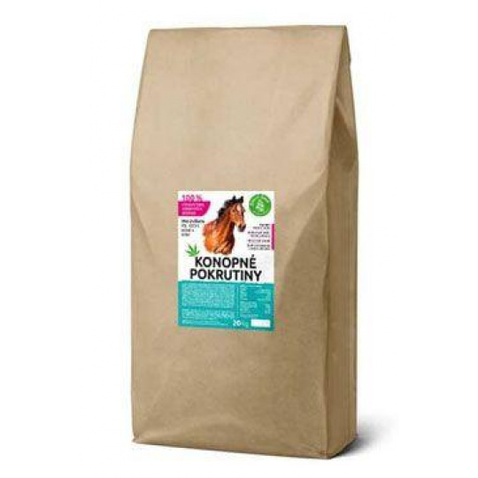 Konopné pokrutiny ve formě výlisků/plátků BIO 20kg