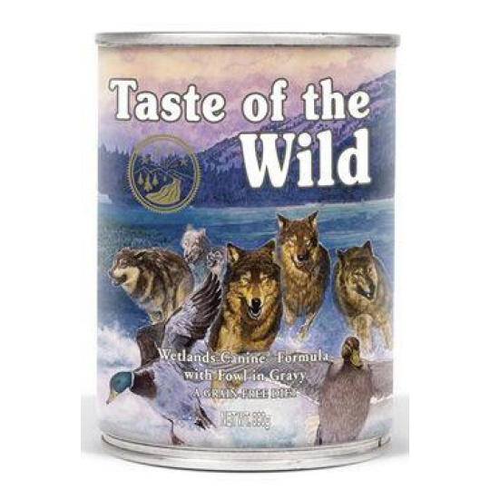 Taste of the Wild konzerva Wetlands Wild Fowl 390g