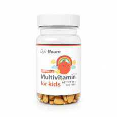 Multivitamín, tablety na cmúľanie pre deti - GymBeam Multivitamín, tablety na cmúľanie pre deti - GymBeam