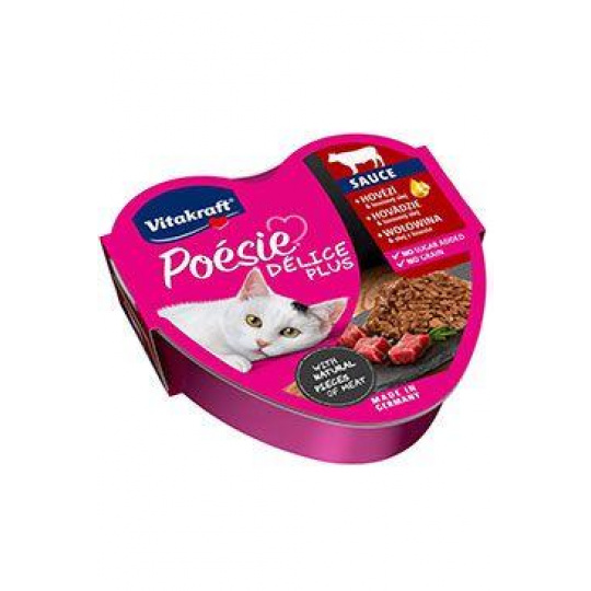 Vitakraft Cat Poésie Délice Plus Sauce hovädzie 85g