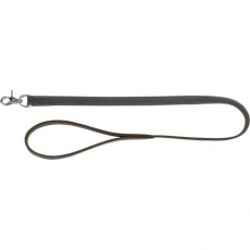 Vodítko RUSTIC kožené, XS-S: 1,20 m / 12 mm, sivá