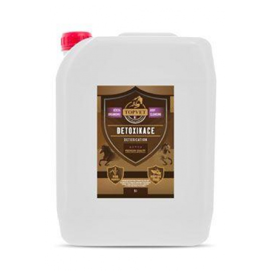 Detoxikace sirup pro koně TOPVET 5l