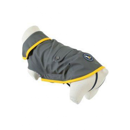 Obleček pláštenka pre psy ST MALO sivá 55cm Zolux