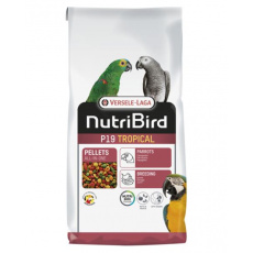 VL NutriBird P19 Tropical - extrudy pre chov, preperovanie a zvýšené nároky veľkých papagájov s tropickým ovocím 10 kg