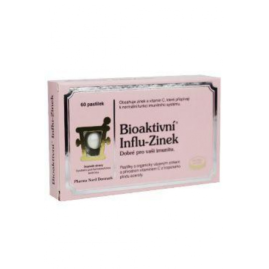 Bioaktívny Influ-Zinok proti chrípke 60tbl