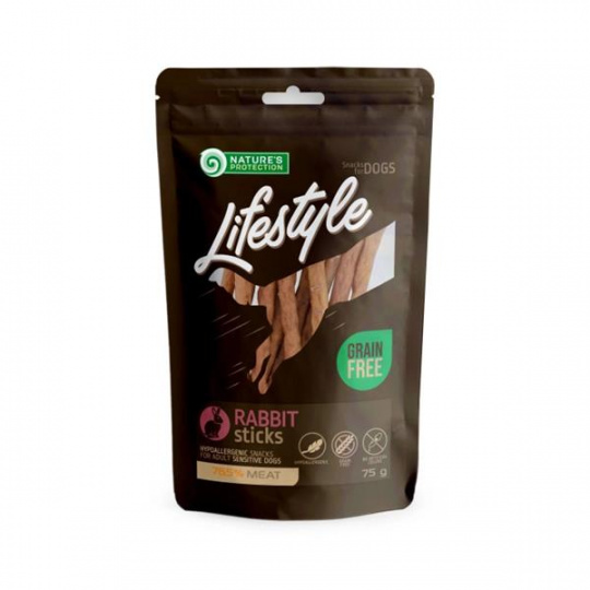 Pamlsok Natures P Lifestyle dog rabbit sticks 75 g Pamlsok Natures P Lifestyle dog rabbit sticks 75 g