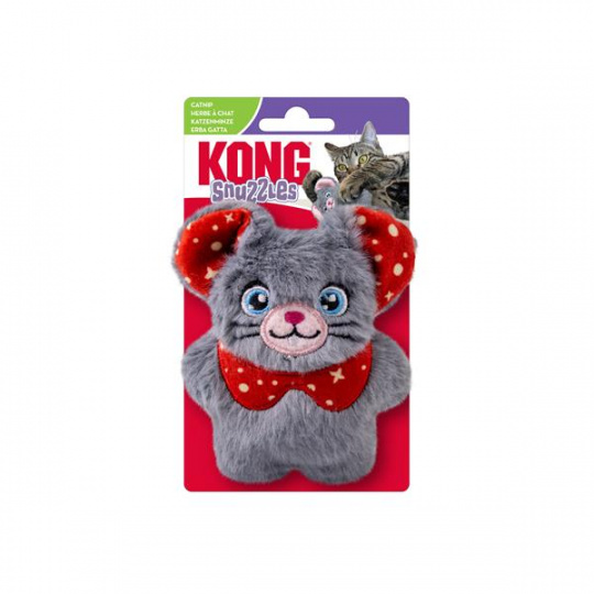 Hračka Kong Cat Holiday Snuzzles Mouse Assorted,polyester, rôzne farby Hračka Kong Cat Holiday Snuzzles Mouse Assorted,polyester, rôzne farby
